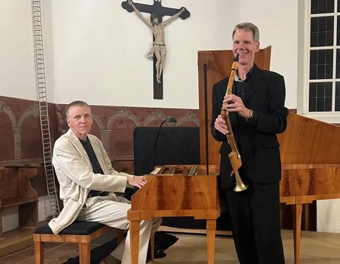 Daniel Beyer und Enno Kastens am Hammerklavier als Duo „Con Anima“